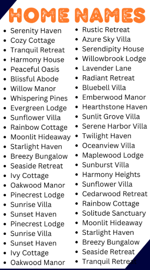 Funny House Location Names Hilarious Ideas for Your Home Address 1