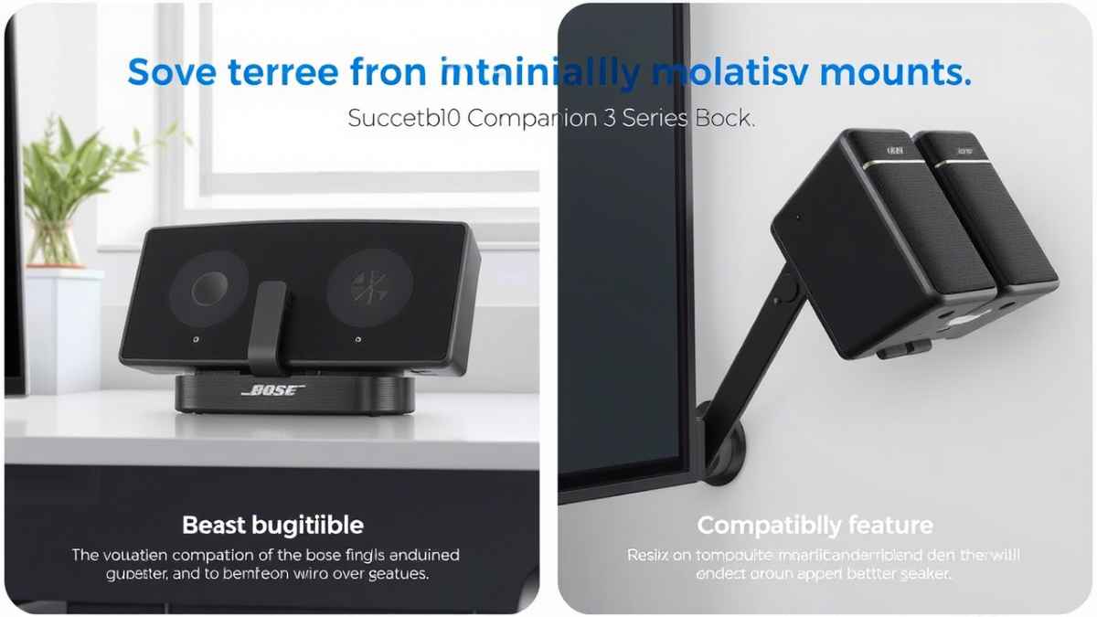 bose companion 3 series 2 speaker mount