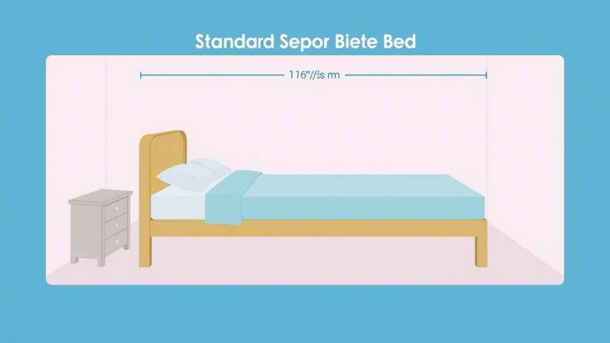 how long is a single bed 1