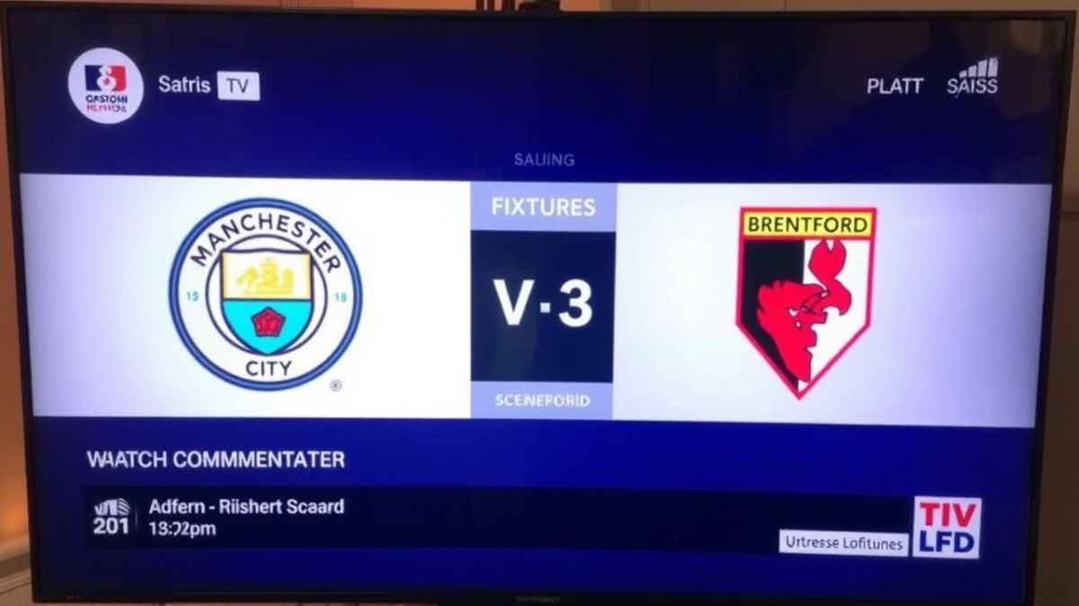 is man city v brentford on tv