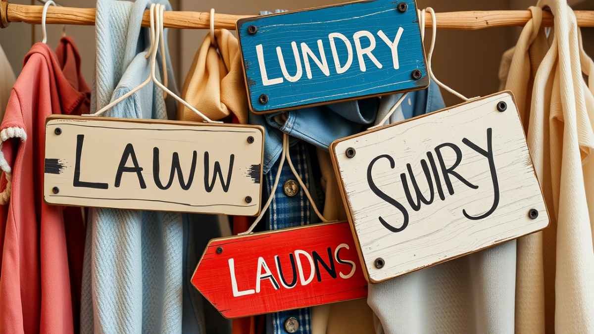 laundry signs on clothes
