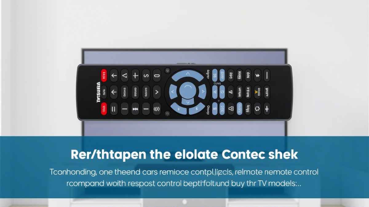 replacement remote for toshiba tv
