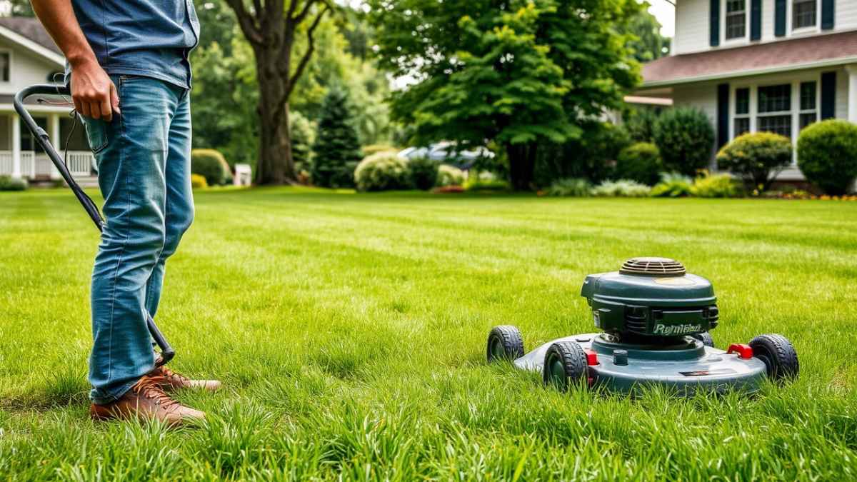 should u mow wet grass