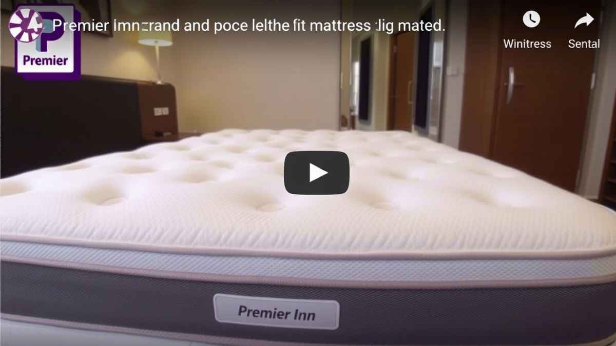 what mattresses do premier inn use
