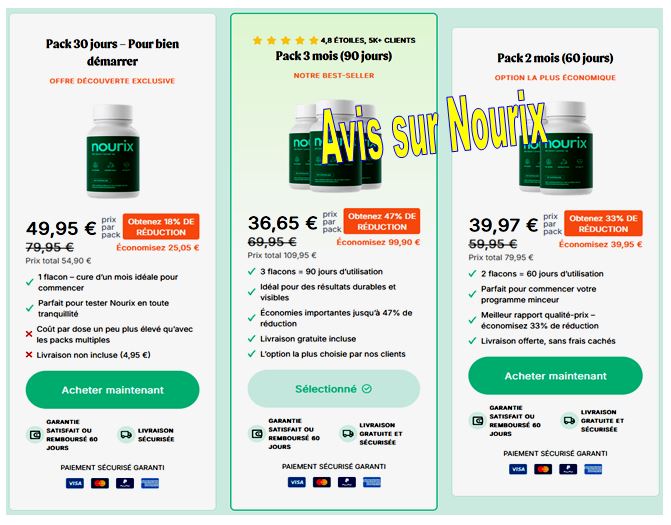 Avis sur Nourix