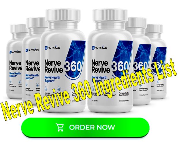 Nerve Revive 360 Ingredients List