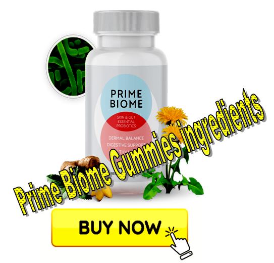 Prime Biome Gummies Ingredients