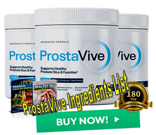 ProstaVive Ingredients List